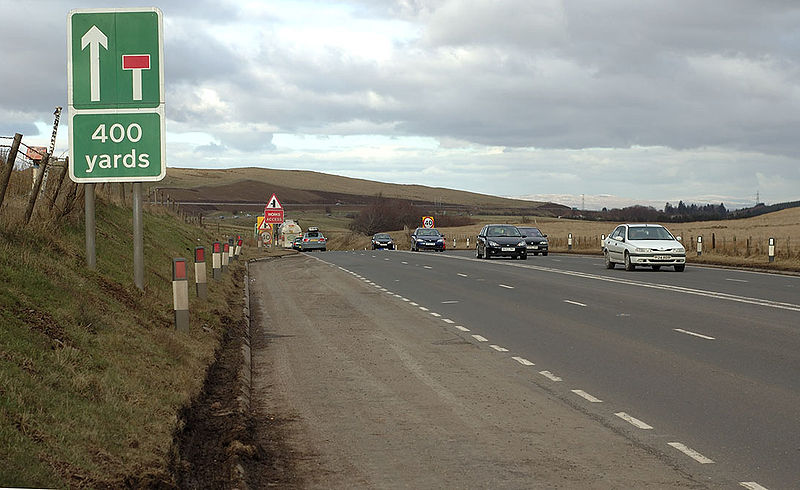 File:A77 before the M77 opened - Coppermine - 12710.jpg