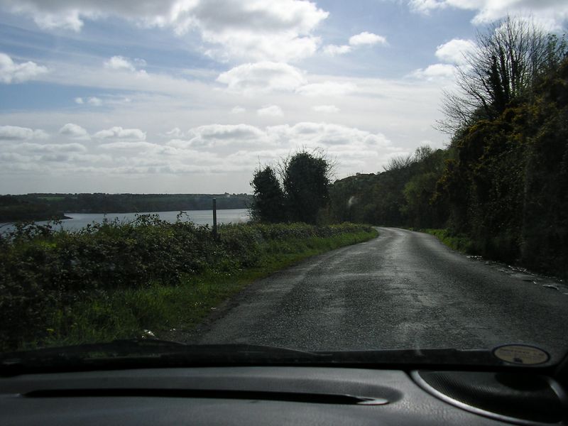 File:R683 entering Passage East. Waterford Harbour in background - Coppermine - 5614.JPG