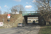 Railway bridge near Darton Station - Geograph - 131553.jpg