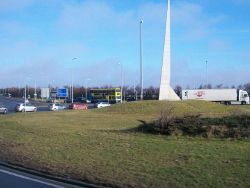 The Dublin Airport Roundabout - Geograph - 1752447.jpg