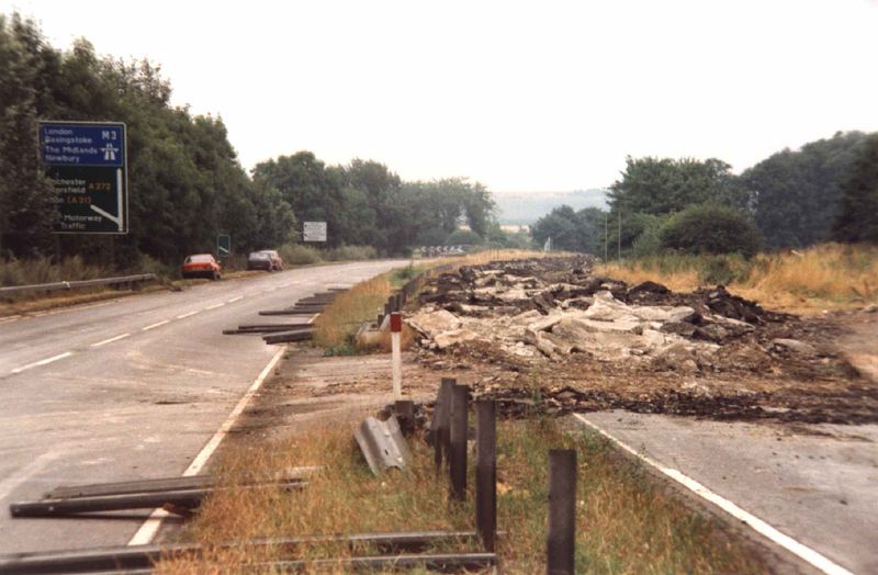 File:Winchester Bypass destruction A272.jpg