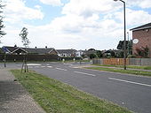 Junction of Flansham park and the B2132 - Geograph - 845828.jpg