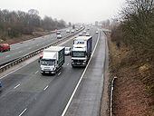 The M56 at Junction 10 - Geograph - 1725531.jpg