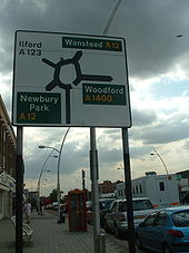 A123 Cranbrook Road just north of Gants Hill - Coppermine - 14071.jpg