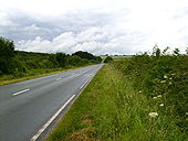 The B1248 road 2 Km north west of Wetwang - Geograph - 198905.jpg