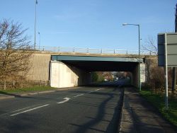 A19 bridge over the A182 - Geograph - 2703638.jpg