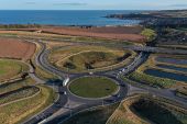 A90 AWPR - Stonehaven Junction - roundabout aerial from NW.jpg