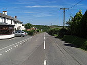 Nomansland - B3137 Road to Tiverton - Geograph - 1216874.jpg