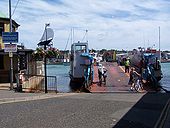 Chain Ferry at eastern end of Medina Road, Cowes - Geograph - 855262.jpg