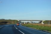 New bridge over the A1 - Geograph - 4790286.jpg