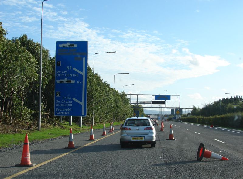 File:M1 approaching Port Tunnel - Coppermine - 7487.JPG