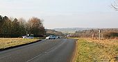 Road junction on B3035, Droxford Down - Geograph - 97140.jpg