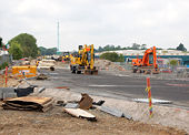 Rugby western bypass work in progress, Lawford Road - Geograph - 1350768.jpg