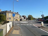 Tibshelf - Approaching Roundabout - Geograph - 588240.jpg