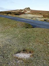 B3387 near Haytor Vale car park - Geograph - 679828.jpg