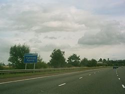 Highways Agency sign on M6.jpg