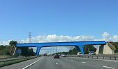 Recently Painted Bridge Over M4 - Coppermine - 22812.jpg