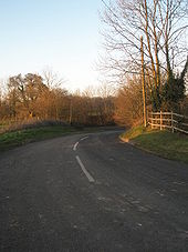 Looking down to the B2141 at North Marden - Geograph - 1093428.jpg