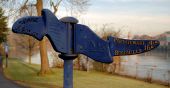 National Cycle Network milepost,... (C) Albert Bridge - Geograph - 2223315.jpg