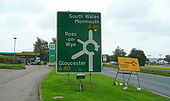 Ross Spur road sign - Geograph - 965070.jpg