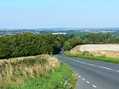 The A4361 above Wroughton - Geograph - 1449882.jpg