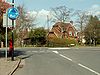 Mini-roundabout on the B1508 at Braiswick - Geograph - 771707.jpg