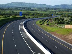 The M8 (Ireland) 4 km south of Mitchelstown, County Cork - Coppermine - 22254.jpg