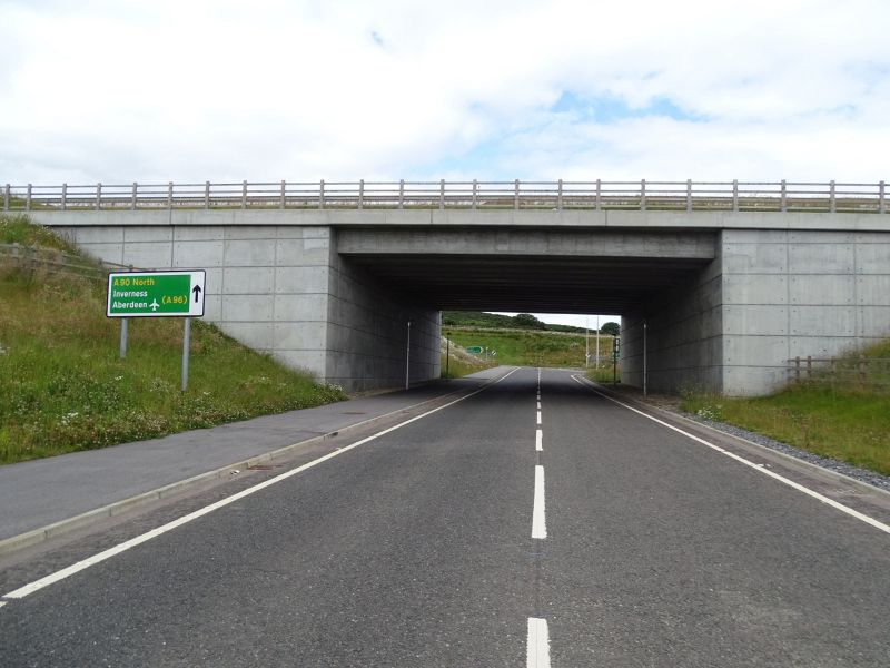 File:A90 AWPR - Kingswells North Junction underbridge.jpg