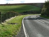 Bend on the A4093 to Blackmill - Geograph - 1017321.jpg