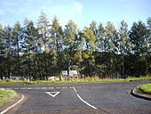 Road junction at Dandaleith - Geograph - 1528201.jpg