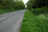 The B4228 at Dennel Hill - Geograph - 812957.jpg