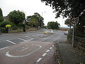 Broom - Broom Lane (B6410) Junction with Broom Road (A6021) - Geograph - 956823.jpg