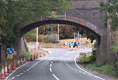 Disused railway bridge, Cawston - Geograph - 1493479.jpg