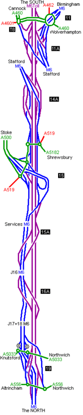M6 Expressway strip map.GIF