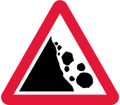 Risk Of Falling Or Fallen Rocks Ahead.png