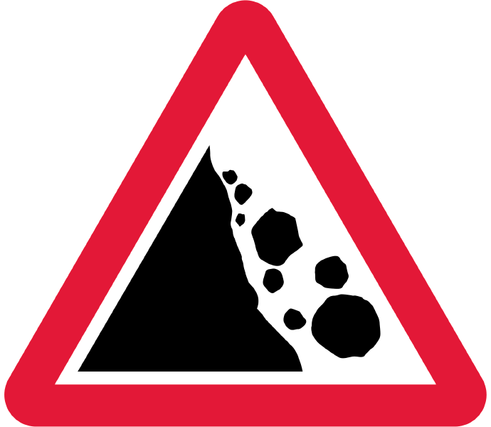 File:Risk Of Falling Or Fallen Rocks Ahead.png