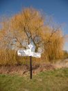 Gussage All Saints- Ton Bridge finger-post - Geograph - 1741330.jpg