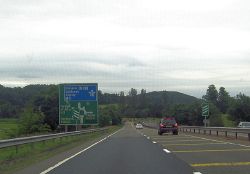 A9 approaching start of M9 motorway - Geograph - 3068058.jpg