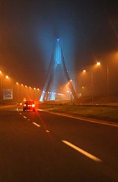 Boyne Bridge lit up at Night - Geograph - 313972.jpg