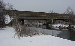 A14 bridge over the river Gipping - Geograph - 1653300.jpg