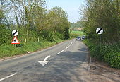 B1078 Coddenham Road near junction with A140 - Geograph - 790031.jpg