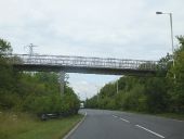 Footbridge over Churchill Way (A3093) (C) David Smith - Geograph - 2518906.jpg