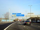 M6 Motorway Heading North - Approaching Junction 10 - Geograph - 2721021.jpg