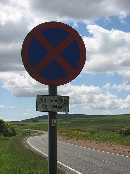 File:Old Clearway Sign, B7078 (1960s A74), Douglas Muir - Coppermine - 18619.JPG