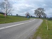 Chatsworth Park - B6012 looking in the direction of Edensor - Geograph - 766868.jpg