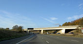 M18 motorway bridge over M1 - Geograph - 605628.jpg