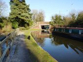 Staffs & Worcester Canal approaching Brinsford Bridge - Geograph - 3356206.jpg