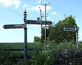 Westholme signpost - Geograph - 459200.jpg