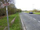 Looking north on the A24 across the junction with the B2126 - Geograph - 5330487.jpg
