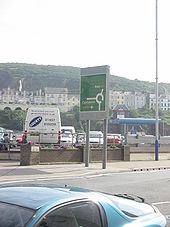 IOM Route Sign For A1 - Coppermine - 13309.JPG
